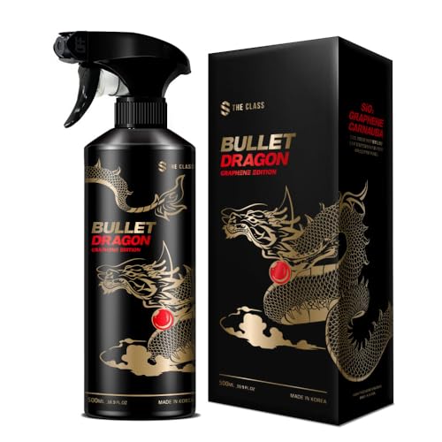 THE CLASS バレットドラゴン グラフェン×sio2×カルナバ×チタンを配合した次世代のセラミックコーティング剤 超撥水高耐久高強度で半年間持続 洗車 洗車用品 カー用品 ザクラス BULLET DRAGON 500ml